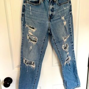 High Rise Mom Fit Jeans